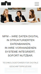 Mobile Screenshot of mfm.de