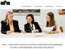 Tablet Screenshot of mfm.de