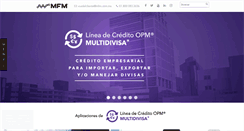 Desktop Screenshot of mfm.com.mx